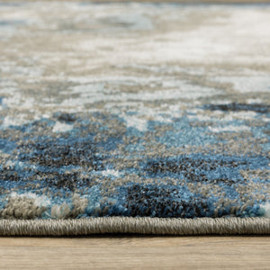 Oriental Weavers Venice Indoor Area Rug - Soft Textured Polypropylene With Vibrant Color Palette For Any Style Blue,Grey Polypropylene V4151z117165st