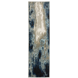 Oriental Weavers Venice Indoor Area Rug - Soft Textured Polypropylene With Vibrant Color Palette For Any Style Blue,Grey Polypropylene V4151z067230st