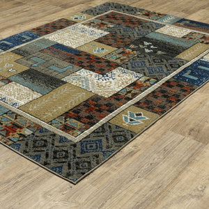 Oriental Weavers Venice Indoor Area Rug - Luxurious Soft Polypropylene With Rich Colors For Modern And Traditional Styles Blue,Multicolored Polypropylene V4258x300390st