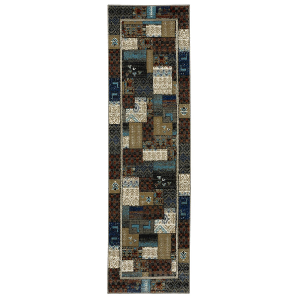 Oriental Weavers Venice Indoor Area Rug - Luxurious Soft Polypropylene With Rich Colors For Modern And Traditional Styles Blue,Multicolored Polypropylene V4258x067230st