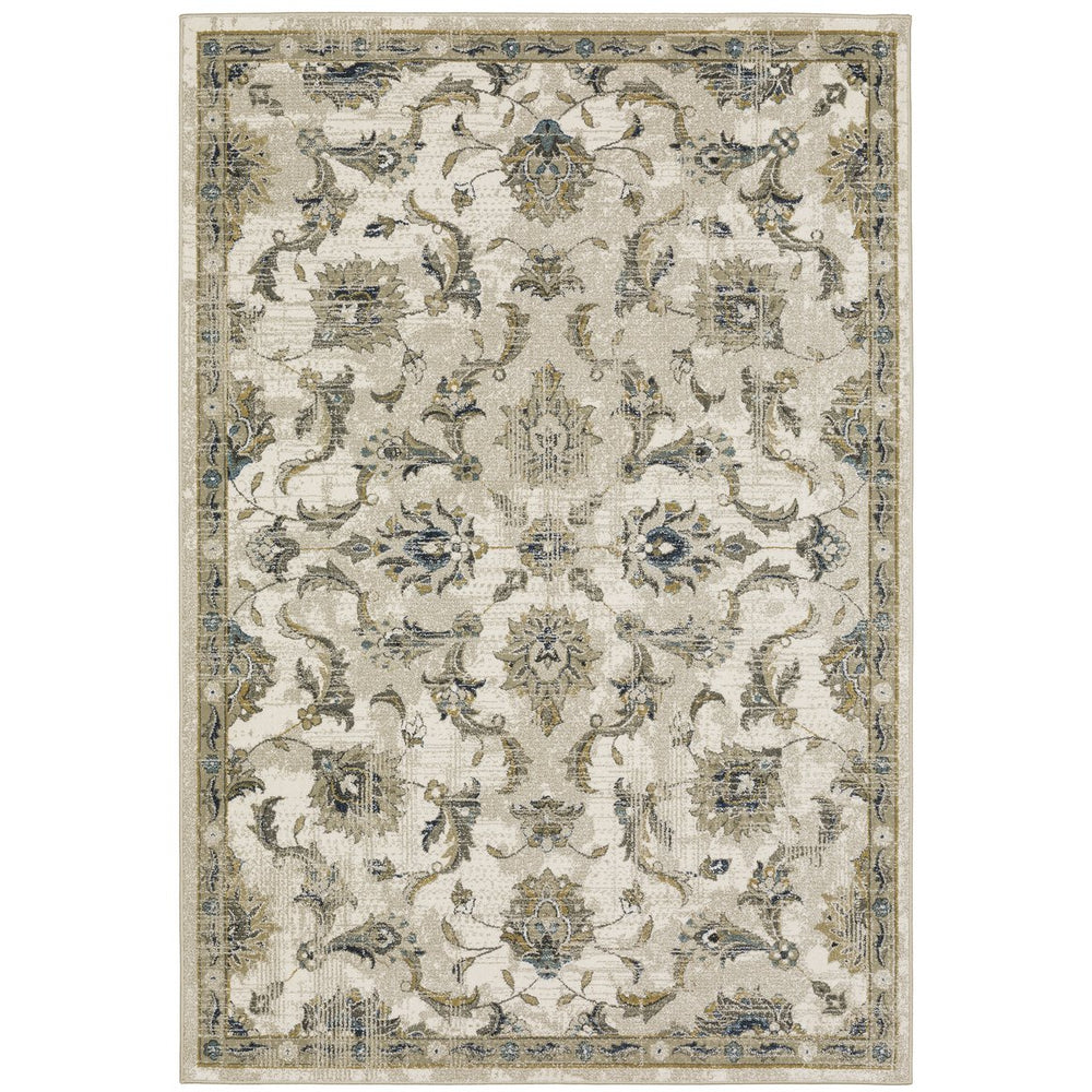 Oriental Weavers Venice Indoor Area Rug - Luxurious Multi-colored Textured Design For Elegant Home Décor And Style Beige,Gold Polypropylene V4333v117165st