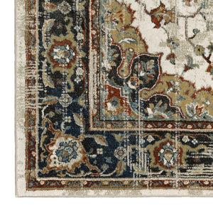 Oriental Weavers Venice Indoor Area Rug - Luxurious Power-loomed Design With Rich Colors For Modern And Traditional Spaces Beige,Blue Polypropylene V054x8067230st