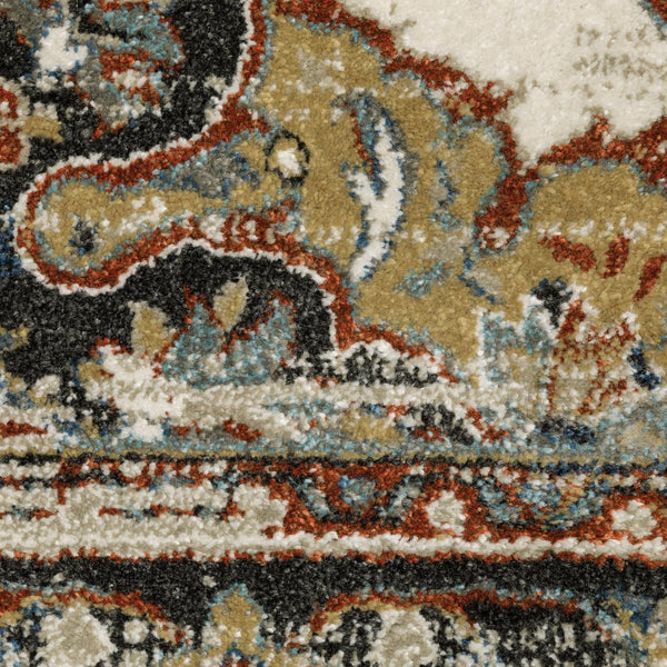Oriental Weavers Venice Indoor Area Rug - Luxurious Power-loomed Design With Rich Colors For Modern And Traditional Spaces Beige,Blue Polypropylene V054x8067230st