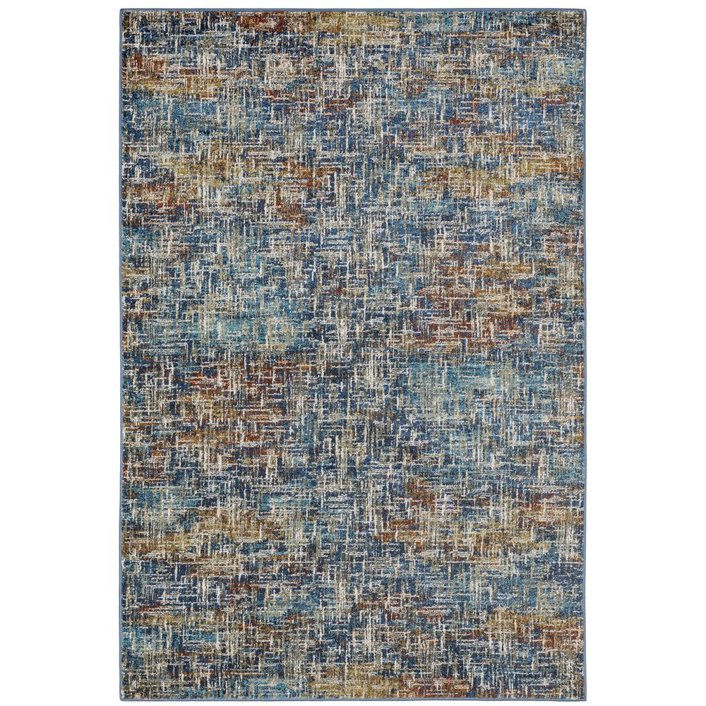 Oriental Weavers Venice Indoor Area Rug - Luxurious Multi-colored Polypropylene Design For Modern And Traditional Spaces Blue,Multi Polypropylene V5573x117165st
