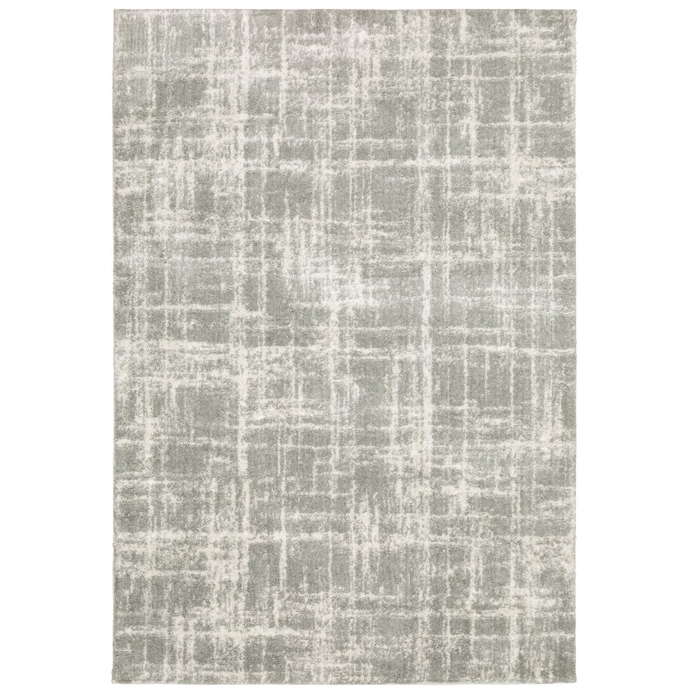 Oriental Weavers Verona Luxurious Indoor Area Rug - Soft Polyester Microfiber With Elegant Neutral Patterns For Any Décor Grey,Ivory Polyester V142e6117165st