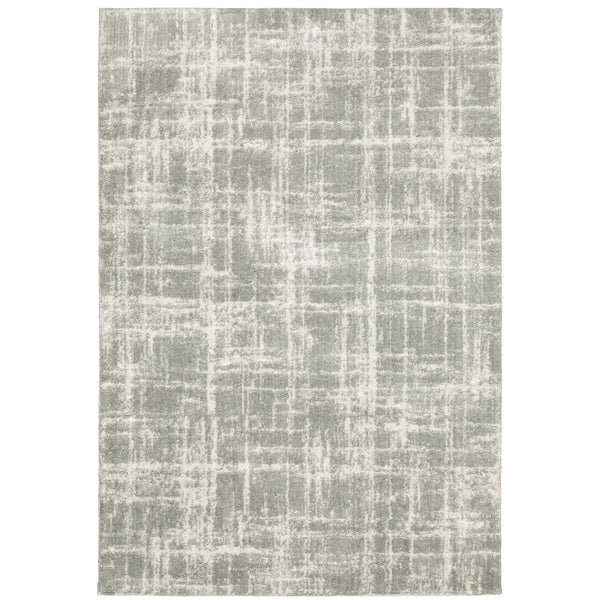 Oriental Weavers Verona Luxurious Indoor Area Rug - Soft Polyester Microfiber With Elegant Neutral Patterns For Any Décor Grey,Ivory Polyester V142e6117165st