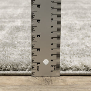 Oriental Weavers Verona Luxurious Indoor Area Rug - Soft Polyester Microfiber With Elegant Neutral Patterns For Any Décor Grey,Ivory Polyester V142e6117165st