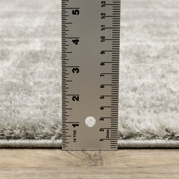 Oriental Weavers Verona Luxurious Indoor Area Rug - Soft Polyester Microfiber With Elegant Neutral Patterns For Any Décor Grey,Ivory Polyester V142e6117165st