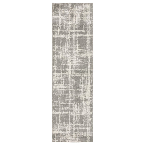 Oriental Weavers Verona Luxurious Indoor Area Rug - Soft Polyester Microfiber With Elegant Neutral Patterns For Any Décor Grey,Ivory Polyester V142e6068230st