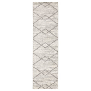 Oriental Weavers Verona Luxurious 100% Polyester Microfiber Area Rug With Classic Neutral Geometric Patterns Ivory,Grey Polyester V143w6068230st