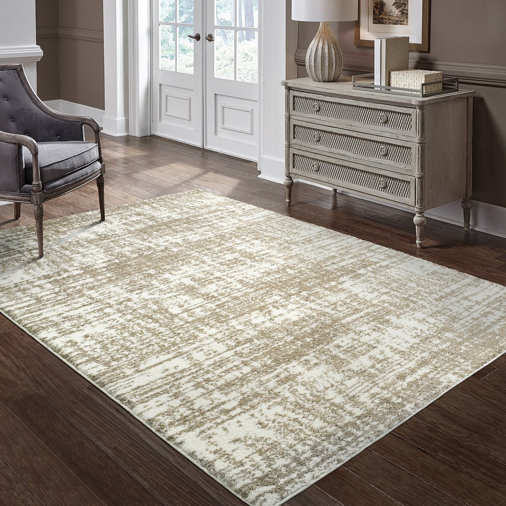 Oriental Weavers Verona Indoor Area Rug - Luxurious Microfiber Softness With Elegant Neutrals And Global Patterns Ivory,Taupe Polyester V1803j060090st