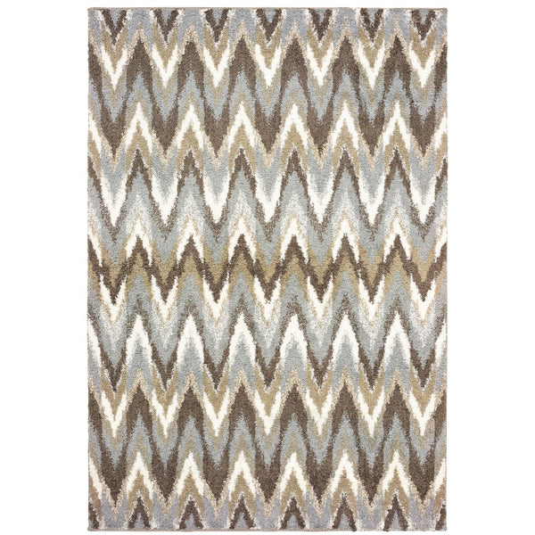 Oriental Weavers Verona Indoor Area Rug - Luxurious 100% Polyester Microfiber With Classic Neutral Palette And Patterns Grey,Taupe Polyester V004d6117165st