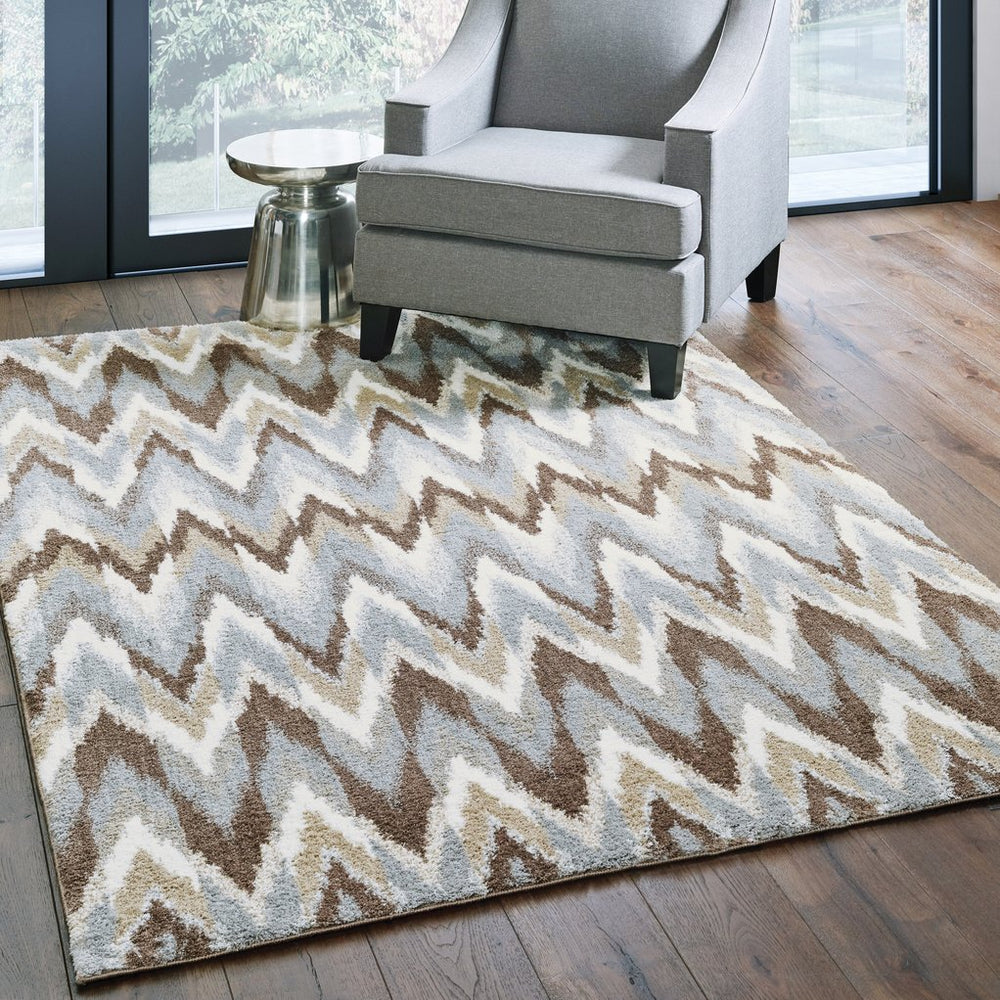 Oriental Weavers Verona Indoor Area Rug - Luxurious 100% Polyester Microfiber With Classic Neutral Palette And Patterns Grey,Taupe Polyester V004d6117165st