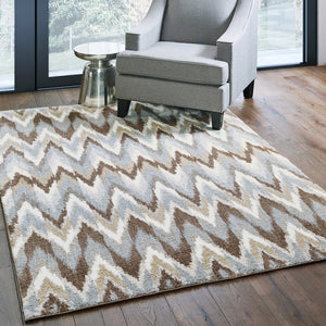 Oriental Weavers Verona Indoor Area Rug - Luxurious 100% Polyester Microfiber With Classic Neutral Palette And Patterns Grey,Taupe Polyester V004d6117165st