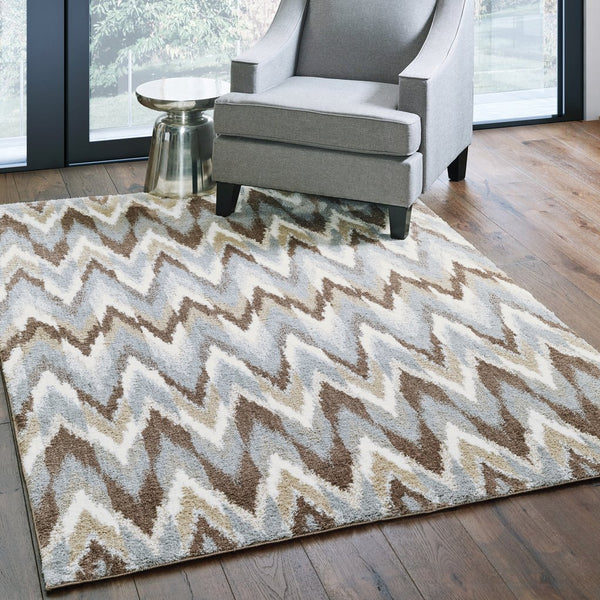 Oriental Weavers Verona Indoor Area Rug - Luxurious 100% Polyester Microfiber With Classic Neutral Palette And Patterns Grey,Taupe Polyester V004d6117165st