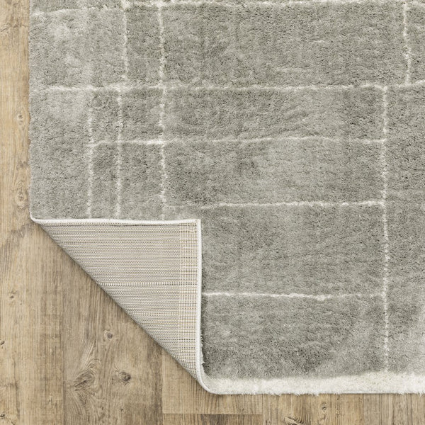 Oriental Weavers Verona Inviting Indoor Area Rug - Soft 100% Polyester Microfiber With Classic Neutral Design Grey,Ivory Polyester V752g6068230st