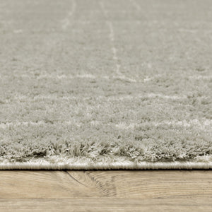 Oriental Weavers Verona Inviting Indoor Area Rug - Soft 100% Polyester Microfiber With Classic Neutral Design Grey,Ivory Polyester V752g6068230st