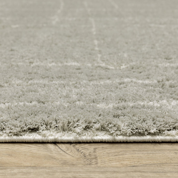 Oriental Weavers Verona Inviting Indoor Area Rug - Soft 100% Polyester Microfiber With Classic Neutral Design Grey,Ivory Polyester V752g6068230st