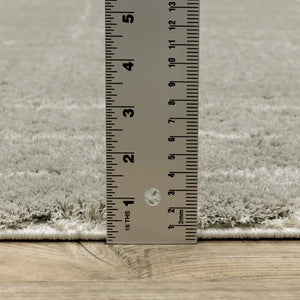 Oriental Weavers Verona Inviting Indoor Area Rug - Soft 100% Polyester Microfiber With Classic Neutral Design Grey,Ivory Polyester V752g6068230st