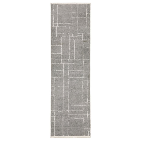 Oriental Weavers Verona Inviting Indoor Area Rug - Soft 100% Polyester Microfiber With Classic Neutral Design Grey,Ivory Polyester V752g6068230st