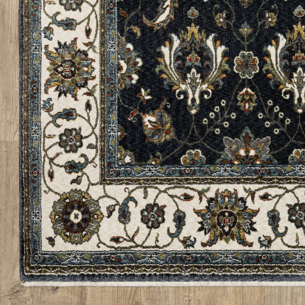 Oriental Weavers Vivian Indoor Area Rug - Luxurious Softness With Traditional Persian Designs And Rich Colors Blue,Ivory Polyester Vvi03a116168st