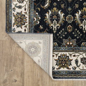 Oriental Weavers Vivian Indoor Area Rug - Luxurious Softness With Traditional Persian Designs And Rich Colors Blue,Ivory Polyester Vvi03a116168st