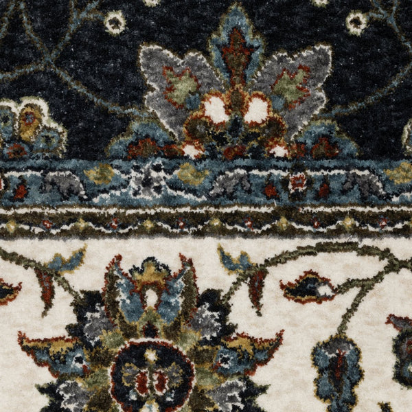 Oriental Weavers Vivian Indoor Area Rug - Luxurious Softness With Traditional Persian Designs And Rich Colors Blue,Ivory Polyester Vvi03a116168st