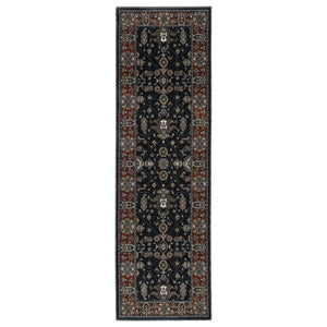 Oriental Weavers Vivian Indoor Area Rug - Luxurious Softness And Timeless Persian Design In Elegant Color Palette Navy,Rust Polyester Vvi05a068235st