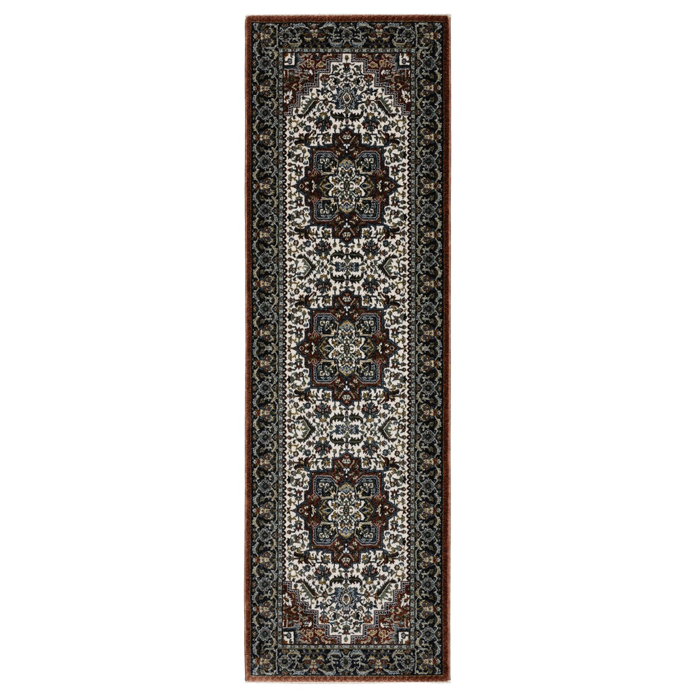 Oriental Weavers Vivian Indoor Area Rug - Elegant Traditional Design In Rich Colors For Enhanced Home Decor Style Red,Multi Polyester Vvi06a068235st