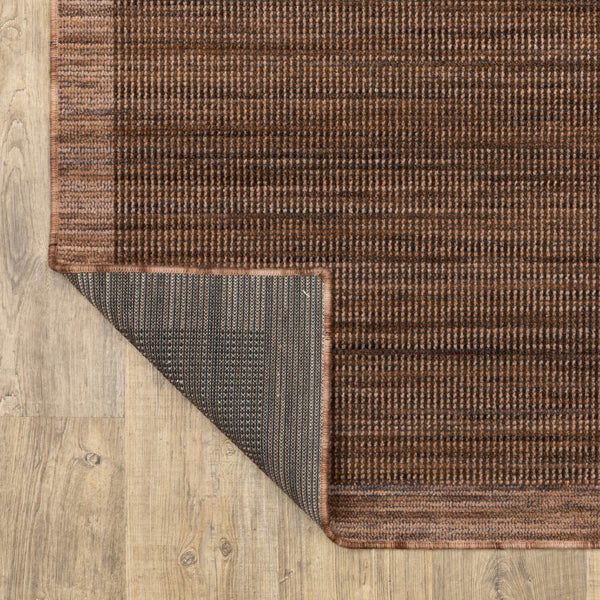Oriental Weavers Warner Wrn03 Wool Nylon Blend Zero Pile Axminster Woven Area Rug with Earthy Border Design 9'10" x 12'10" WWRN03300390ST