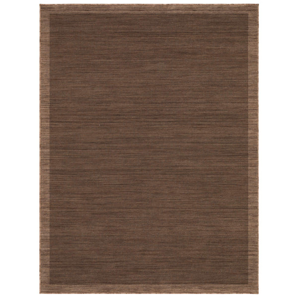 Oriental Weavers Warner Wrn03 Wool Nylon Blend Zero Pile Axminster Woven Area Rug with Earthy Border Design 9'10" x 12'10" WWRN03300390ST