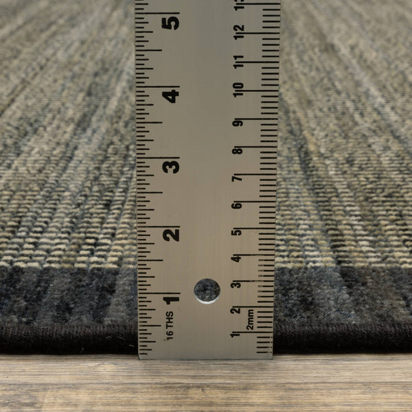 Oriental Weavers Warner Wrn06 Space Dyed Wool Nylon Axminster Woven Zero Pile Modern Area Rug for Any Room 9'10" x 12'10" WWRN06300390ST