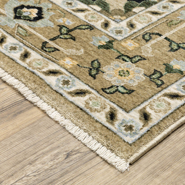 Oriental Weavers Westwood Vintage Botanical Polyester Runner Rug Soft Distressed Heritage Pile for Hallways WWES01068235ST