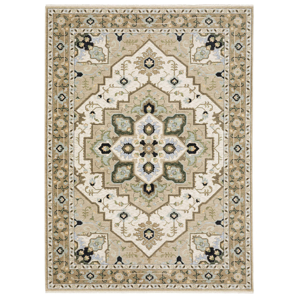 Oriental Weavers Westwood Vintage Botanical Polyester Runner Rug Soft Distressed Heritage Pile for Hallways WWES01068235ST