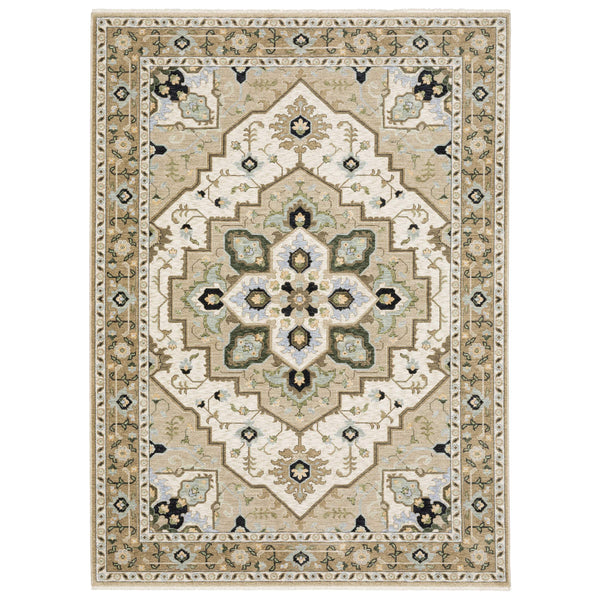 Oriental Weavers Westwood Vintage Botanical Polyester Runner Rug Soft Distressed Heritage Pile for Hallways WWES01068235ST