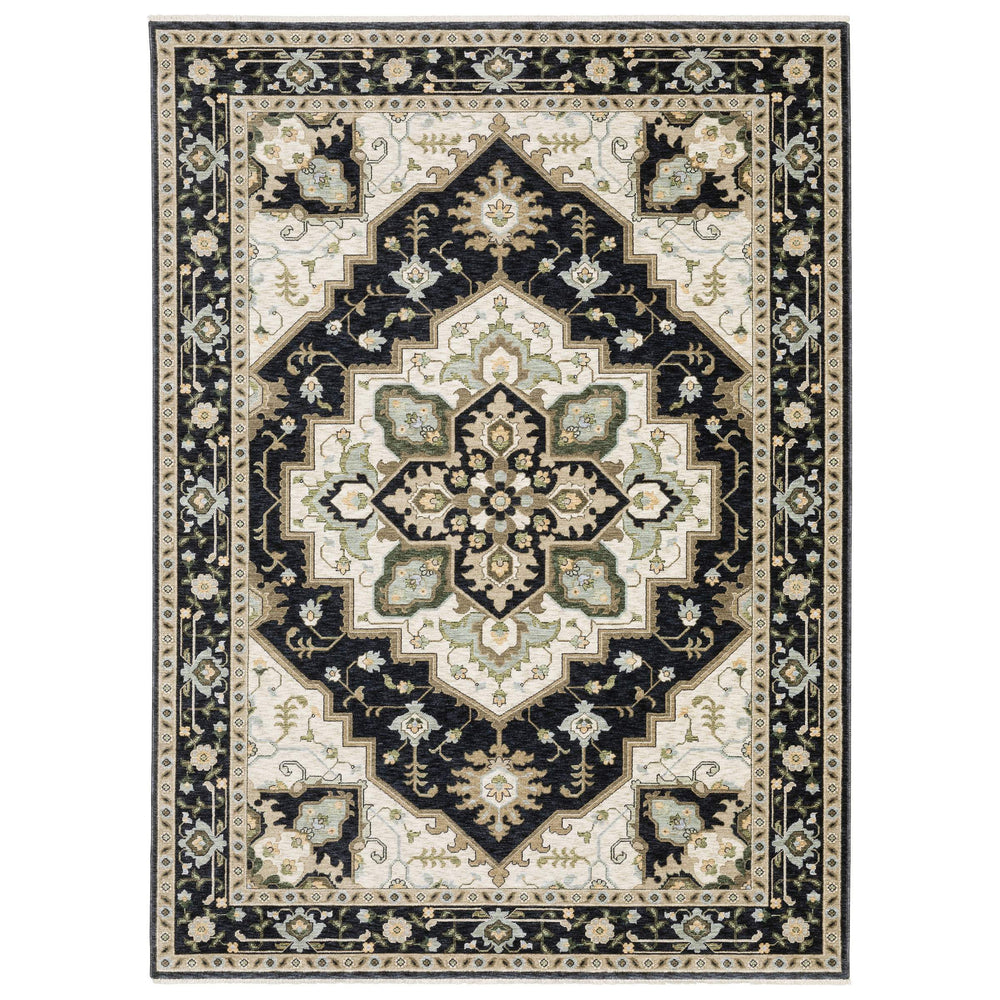 Oriental Weavers Westwood Vintage Botanical Indoor Runner Rug Soft Polyester Heritage Distressed Pile WWES02068235ST