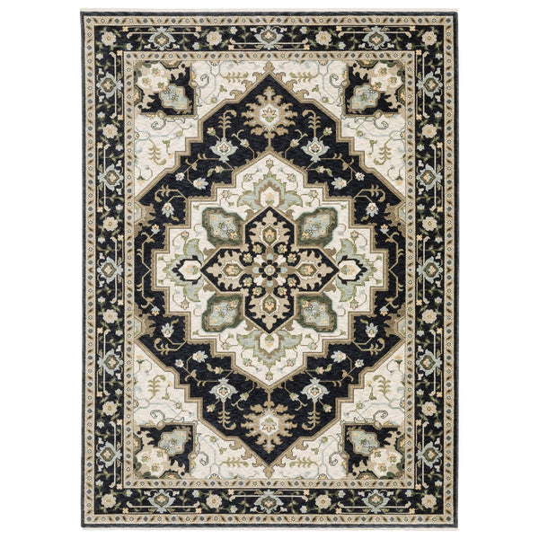 Oriental Weavers Westwood Vintage Botanical Indoor Runner Rug Soft Polyester Heritage Distressed Pile WWES02068235ST