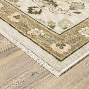 Oriental Weavers Westwood Vintage Botanical Runner Rug Soft Polyester Pile Heritage Earthy Tones WWES03068235ST