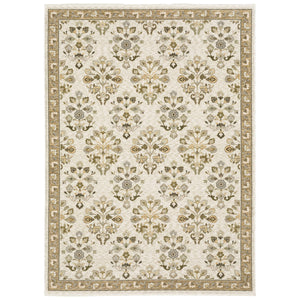 Oriental Weavers Westwood Vintage Botanical Polyester Area Rug Soft Distressed Heritage Pile for Any Room 2'x3' WWES03060092ST
