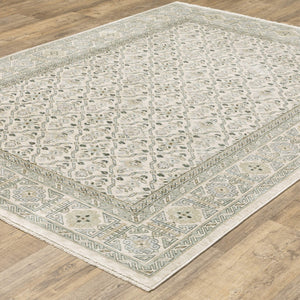 Oriental Weavers Westwood Vintage Botanical Polyester Area Rug Soft Distressed Heritage Pile for Any Room 9'10"x12'10" WWES04300394ST