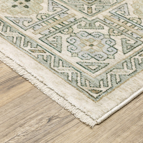 Oriental Weavers Westwood Vintage Botanical Polyester Area Rug Soft Distressed Heritage Pile for Any Room 2'x3' WWES04060092ST