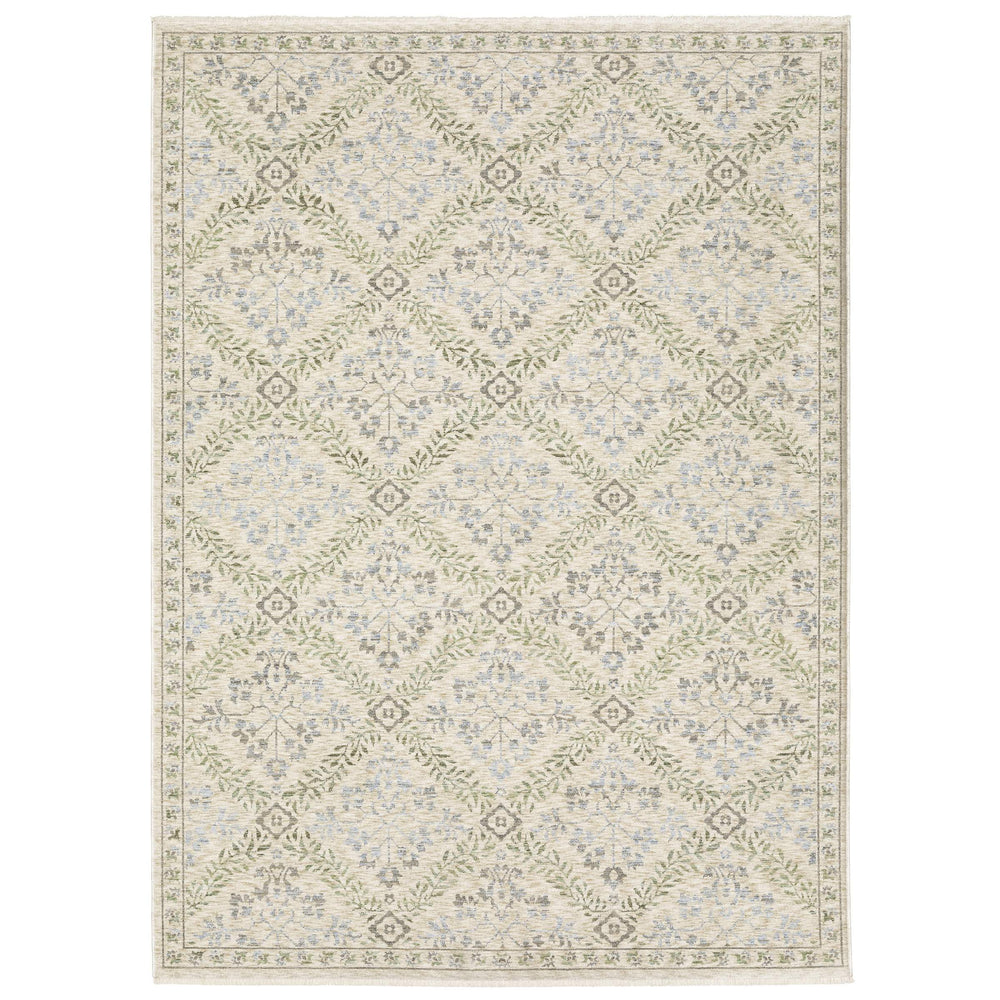 Oriental Weavers Westwood Vintage Botanical Runner Rug Soft Polyester Heritage Palette for Any Room WWES05068235ST