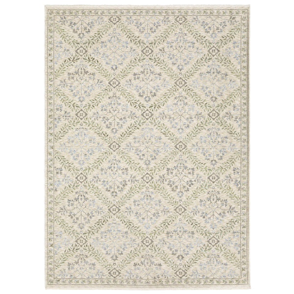 Oriental Weavers Westwood Vintage Botanical Runner Rug Soft Polyester Heritage Palette for Any Room WWES05068235ST