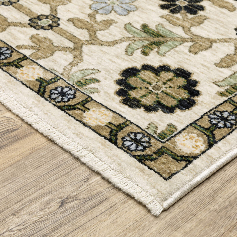 Oriental Weavers Westwood Vintage Botanical Runner Rug Soft Polyester Heritage Pile for Any Room WWES06068235ST