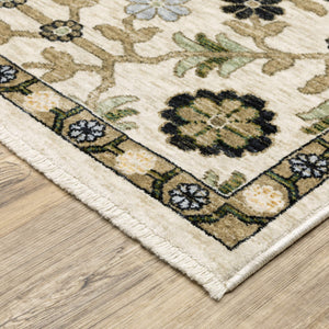 Oriental Weavers Westwood Vintage Botanical Runner Rug Soft Polyester Heritage Pile for Any Room WWES06068235ST