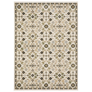 Oriental Weavers Westwood Vintage Botanical Polyester Area Rug with Distressed Heritage Motifs for Any Room 7'10"x10'10" WWES06240340ST