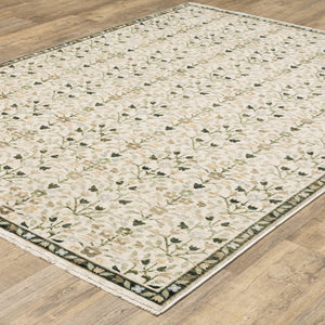 Oriental Weavers Westwood Vintage Botanical Polyester Area Rug Soft Distressed Heritage Pile for Any Room 6'7"x9'6" WWES07200296ST