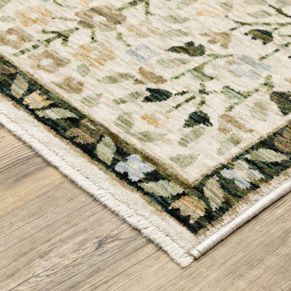 Oriental Weavers Westwood Vintage Botanical Runner Rug Soft Polyester Heritage Tones for Any Room WWES07068235ST