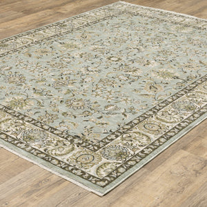 Oriental Weavers Westwood Vintage Botanical Polyester Area Rug Soft Distressed Heritage Tones for Any Room 9'10"x12'10" WWES08300394ST