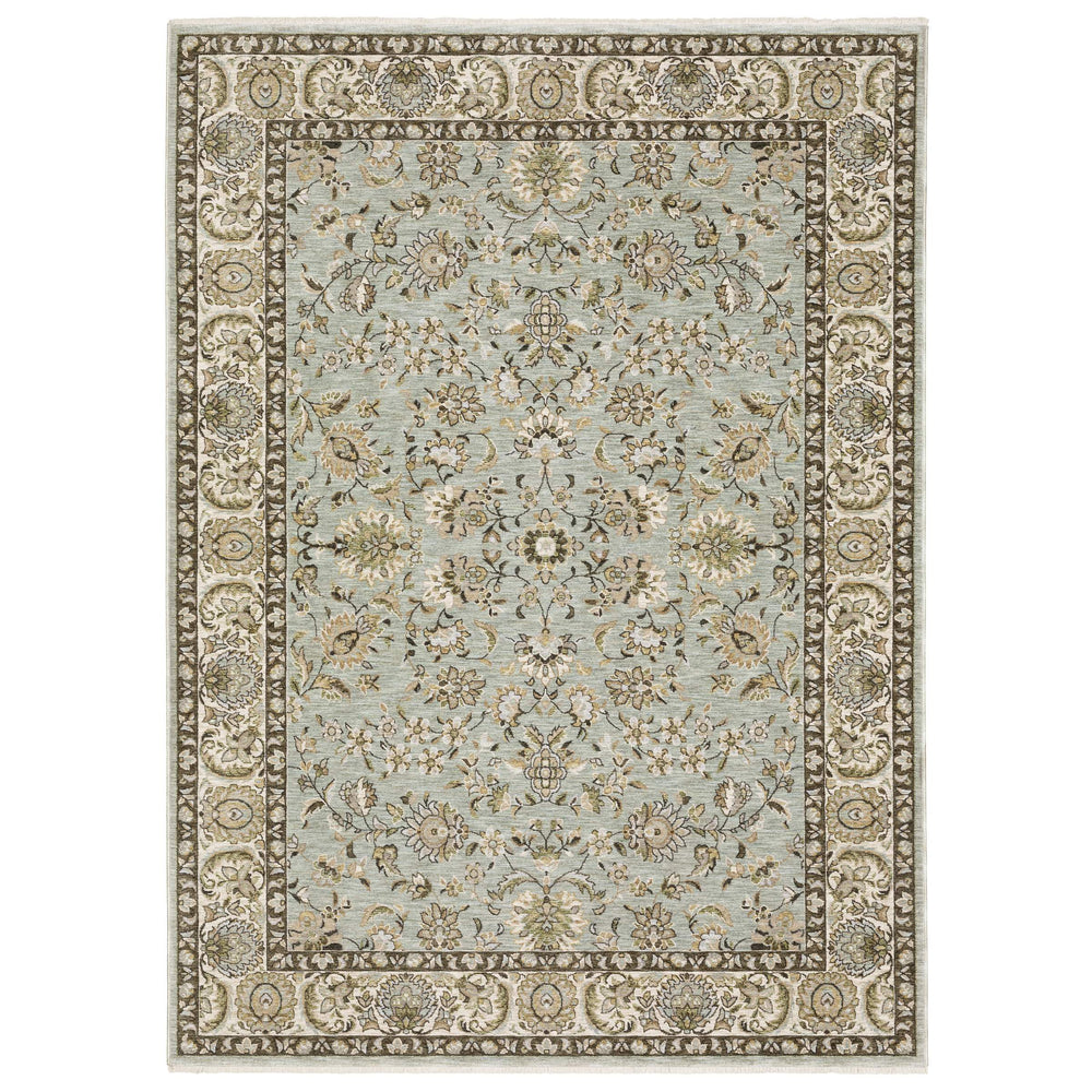 Oriental Weavers Westwood Vintage Botanical Runner Rug Soft Polyester Heritage Distressed Living Room WWES08068235ST